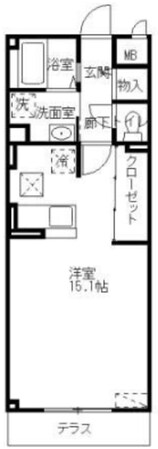 サンヴィレッジ中河原の物件間取画像